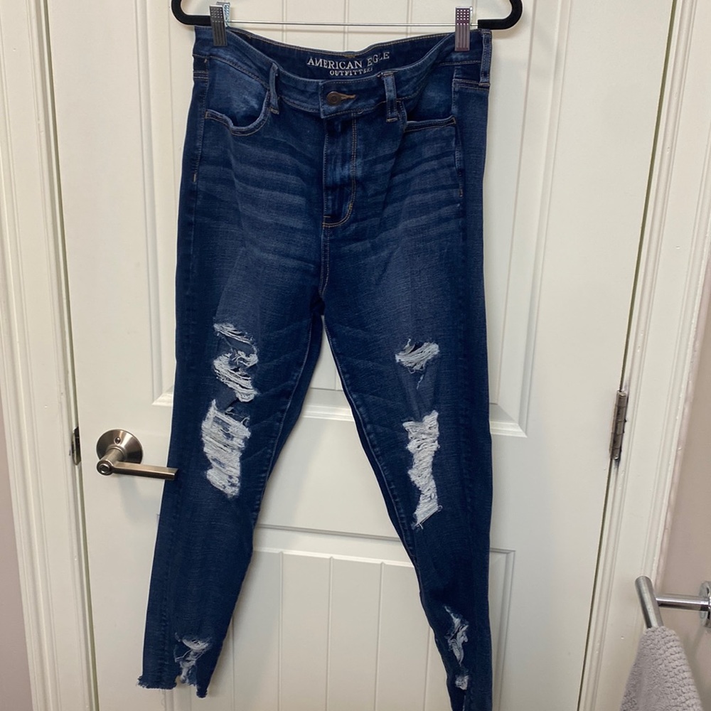 American Eagle ripped jeans